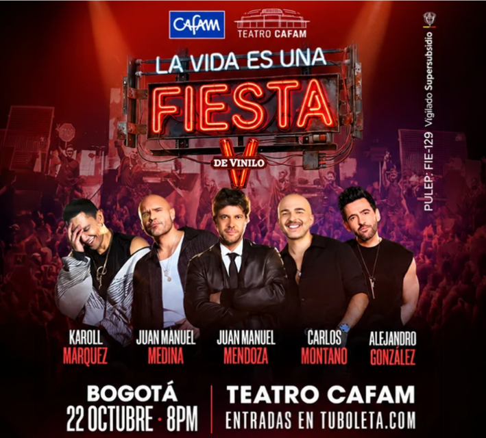 LA VIDA ES UNA FIESTA BY VDEVINILO