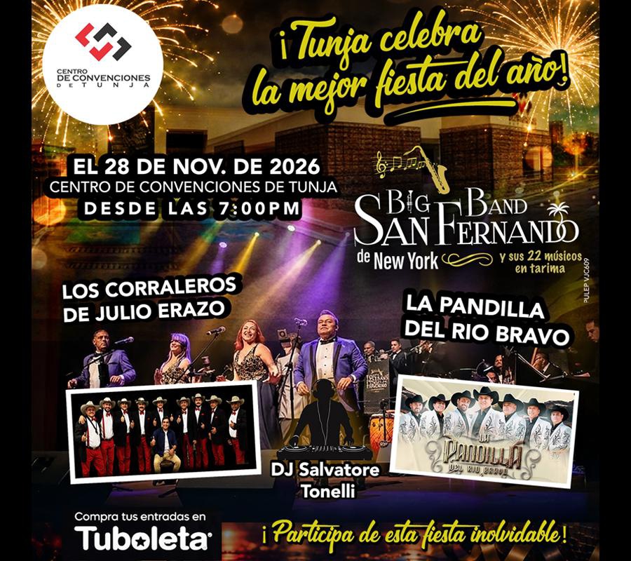 TUNJA CELEBRA LA MEJOR FIESTA DEL AÑO 2026
