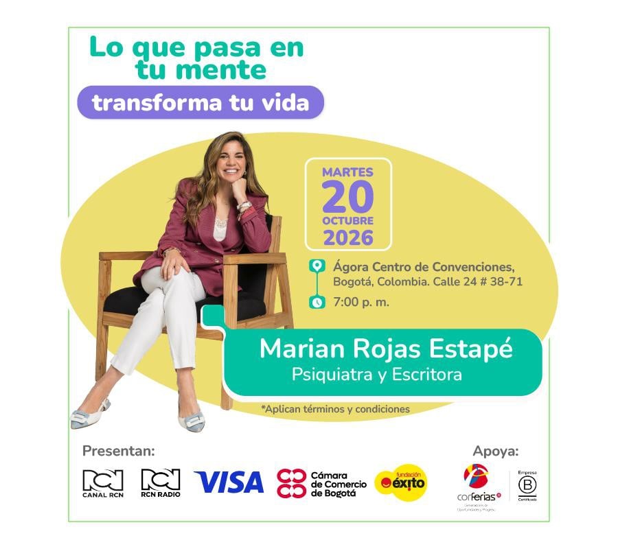 Lo que pasa en tu mente transforma tu vida — Marian Rojas Estapé, Bogotá