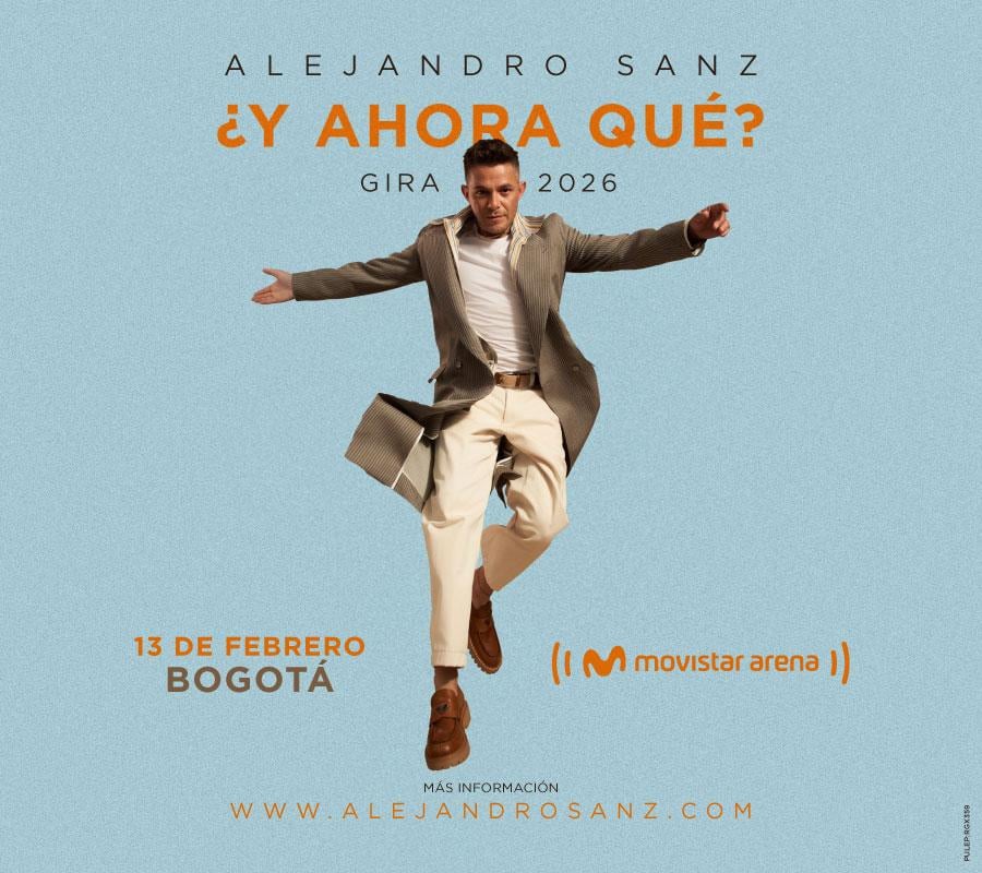 Alejandro Sanz. anuncio. | Crédito: Tuboleta.