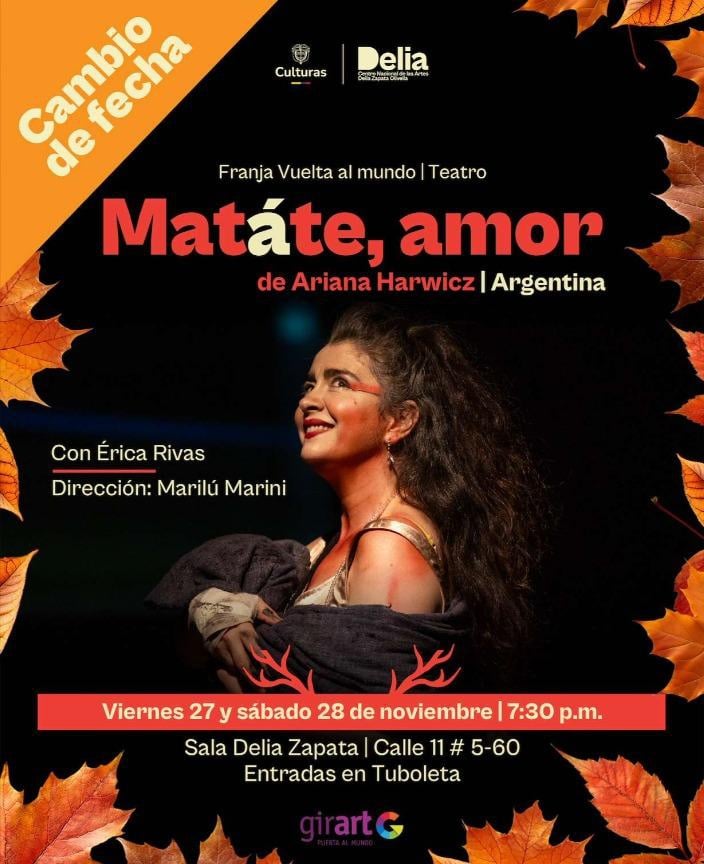 Matáte Amor - Teatro en Bogotá