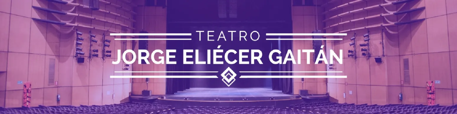 Banner venue Teatro Jorge eliecer Gaitan